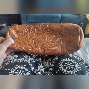 Patricia Nash Leather Wristlet